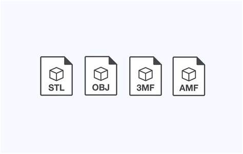 3D Printing File Formats Compared: STL, AMF, 3MF and OBJ.